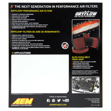 Load image into Gallery viewer, AEM 06-11 Honda Civic 1.8L L4 DryFlow Air Filter Air Filters - Drop In AEM Induction
