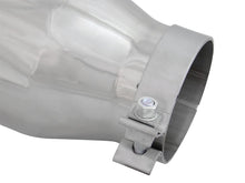 Load image into Gallery viewer, aFe MACH Force-XP 304 SS Right Side Single Wall Polished Exhaust Tip 4in Inlet x 6in Outlet x 12in L Tips aFe
