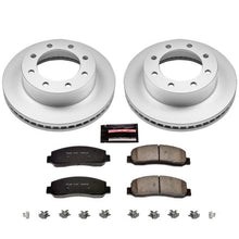 Load image into Gallery viewer, Power Stop 05-08 Ford F-250 Super Duty Front Z17 Coated Brake Kit Brake Pads - OE PowerStop
