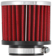 Load image into Gallery viewer, K&amp;N 1.75in Flange ID x 3in OD x 2.5in H Chrome Finish Rubber Base Crankcase Vent Filter Air Filters - Universal Fit K&amp;N Engineering   
