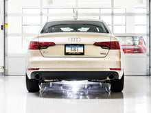 Load image into Gallery viewer, AWE Tuning Audi B9 A4 Touring Edition Exhaust Dual Outlet - Chrome Silver Tips (Includes DP) Catback AWE Tuning   
