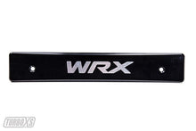 Load image into Gallery viewer, Turbo XS 15-17 Subaru WRX/STi Billet Aluminum License Plate Delete Black Machined WRX Logo License Plate Relocation Turbo XS
