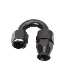 Load image into Gallery viewer, Nitrous Express 8AN 180 Degree PTFE Hose End - Black Fittings Nitrous Express   
