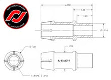 Load image into Gallery viewer, RockJock RockNut Kit Nut and Bung 1in RH Thread Control Arms RockJock
