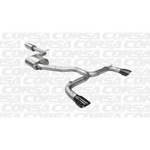 Load image into Gallery viewer, Corsa 14-16 Volkswagen GTI Mk7 Black Sport 3.0in Cat-Back Dual Rear Exit with Single Pro-Series Tips Catback CORSA Performance

