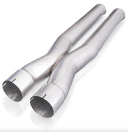 Stainless Works 3in X-Pipe (Parallel) w/ 4.125in Center-to-Center - 3in ID Expanded Inlets | 3XP413SS