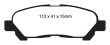 Load image into Gallery viewer, EBC 09-13 Toyota Highlander 2.7 2WD/4WD Greenstuff Rear Brake Pads Brake Pads - Performance EBC   
