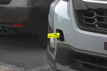 Load image into Gallery viewer, Perrin 2022 Subaru WRX / 18-21 Crosstrek / 14-21 Forester Tow Hook Kit (Front) - Neon Yellow Tow Hooks Perrin Performance   
