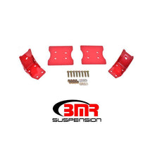 Load image into Gallery viewer, BMR 79-04 Fox Mustang Lower Torque Box Reinforcement Plates - Red Diff Braces BMR Suspension
