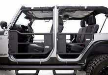 Load image into Gallery viewer, Rampage 2007-2018 Jeep Wrangler(JK) Unlimited 4-Door Tube Doors With Netting - Black Doors Rampage
