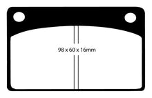 Load image into Gallery viewer, EBC 66-68 Volvo 140 1.8 Redstuff Front Brake Pads Brake Pads - Performance EBC   
