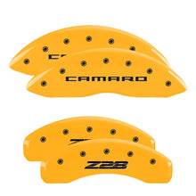 Load image into Gallery viewer, MGP Front set 2 Caliper Covers Engraved Front MGP Red finish silver ch Caliper Covers MGP
