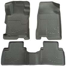 Load image into Gallery viewer, Husky Liners 06-11 Honda Civic (4DR) WeatherBeater Combo Gray Floor Liners Floor Mats - Rubber Husky Liners
