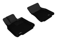 3D MAXpider 2007-2012 Lexus LS460/LS460L Kagu 1st Row Floormat - Black Floor Mats - Rubber 3D MAXpider   