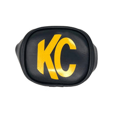 Load image into Gallery viewer, KC HiLiTES 3in. Rectangle Soft Cover (Pair) - Black w/Yellow KC Logo Light Covers and Guards KC HiLiTES

