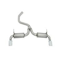 Gibson 14-21 Jeep Cherokee 3.2L 2.5in/2.25in Black Elite Cat-Back Dual Split Exhaust - Stainless Catback Gibson