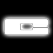 Load image into Gallery viewer, ORACLE Lighting Universal Illuminated LED Letter Badges - Matte Wht Surface Finish - C SEE WARRANTY Light Accessories and Wiring ORACLE Lighting
