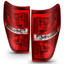 Load image into Gallery viewer, ANZO 2009-2014 Ford F-150 Euro Taillight Red/Clear (W/O Bulb) Tail Lights ANZO
