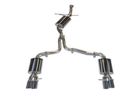 AWE Tuning Audi B8 A5 2.0T Touring Edition Exhaust - Quad Outlet Polished Silver Tips Catback AWE Tuning   