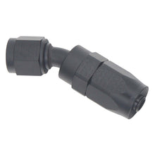 Load image into Gallery viewer, DeatschWerks 6 AN Female Flare Swivel 30-Degree Hose End CPE - Anodized Matte Black Fittings DeatschWerks
