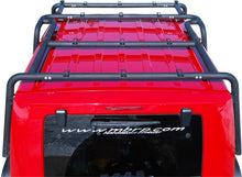 Load image into Gallery viewer, MBRP 07-10 Jeep Wrangler JK Front Roof Rack Extension (2 Door) Black Coated Body Armor &amp; Rock Rails MBRP
