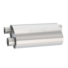 Load image into Gallery viewer, Borla Universal Pro-XS Muffler Oval 3in Inlet/ 2.5in Dual Outlet Transverse Flow Notched Muffler Muffler Borla
