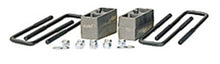 Load image into Gallery viewer, Fabtech FABFTS21111 Fabtech 11-19 GM C/K3500HD 2WD/4WD 1in Rear Leaf Spring Block &amp; U-Bolt Kit
