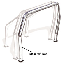 Load image into Gallery viewer, Go Rhino RHINO Bed Bar - Front Main A bar - Chrome Bed Bars Go Rhino
