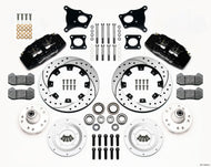 Wilwood Dynapro 6 Front Hub Kit 12.19in Drilled AMC 71-76 OE Disc w/o Bendix Brakes Big Brake Kits Wilwood