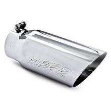 Load image into Gallery viewer, MBRP Universal Tip 5 O.D. Dual Wall Angled 4 inlet 12 length Steel Tubing MBRP
