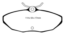 Load image into Gallery viewer, EBC 01-05 Ford Thunderbird 3.9 Redstuff Rear Brake Pads Brake Pads - Performance EBC   

