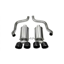Load image into Gallery viewer, Corsa 2009-2013 Xtreme Axle-Back Exhaust w/Dual Black 3.5in Tips 09-13 Chevrolet Corvette C6 6.2L V8 Axle Back CORSA Performance
