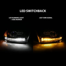 Load image into Gallery viewer, ANZO 2009-2018 Dodge Ram 1500 Projector Plank Style Switchback H.L Halo Black Amber (OE Style) Headlights ANZO

