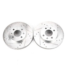 Load image into Gallery viewer, Power Stop 06-11 Hyundai Accent Front Evolution Drilled &amp; Slotted Rotors - Pair Brake Rotors - Slot &amp; Drilled PowerStop   
