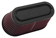 K&N Filter Univ Air Filter Carb Fib T/B 3-1/2in FLG OD / 12x6in B / 9-15/16x3-15/16in T / 6in H Air Filters - Universal Fit K&N Engineering   