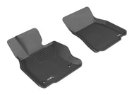 3D MAXpider 2008-2011 Lexus LS600HL Kagu 1st Row Floormat - Black Floor Mats - Rubber 3D MAXpider   