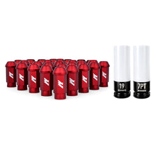 Load image into Gallery viewer, Mishimoto Aluminum Locking Lug Nuts M12x1.5 27pc Set Red Lug Nuts Mishimoto
