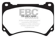 Load image into Gallery viewer, EBC 11+ Hyundai Equus 4.6 Redstuff Front Brake Pads Brake Pads - Performance EBC   
