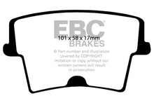 Load image into Gallery viewer, EBC 05-09 Chrysler 300 2.7 Redstuff Rear Brake Pads Brake Pads - Performance EBC   
