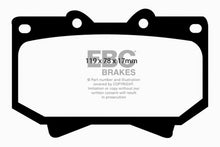 Load image into Gallery viewer, EBC 98-07 Lexus LX470 4.7 Yellowstuff Front Brake Pads Brake Pads - Performance EBC   
