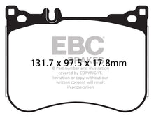 Load image into Gallery viewer, EBC 14+ Mercedes-Benz S550 4.7 Twin Turbo AMG Sport Pkg Redstuff Front Brake Pads Brake Pads - Performance EBC   
