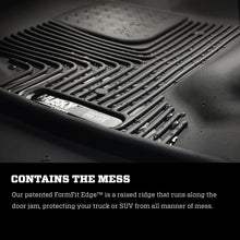 Load image into Gallery viewer, Husky Liners 14-18 Nissan Rogue / 14-15 Nissan X-Trail X-Act Contour Black Front Floor Liners Floor Mats - Rubber Husky Liners
