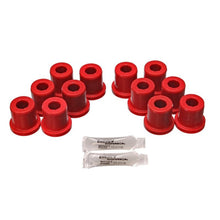 Load image into Gallery viewer, Energy Suspension 81-89 Toyota FJ40/FJ60 Landcruiser 2/4WD Red Front Leaf Spring Bushing (Set of 12) Bushing Kits Energy Suspension
