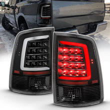 Load image into Gallery viewer, ANZO 2009-2018 Dodge Ram 1500 LED Taillight Plank Style Black w/Clear Lens Tail Lights ANZO
