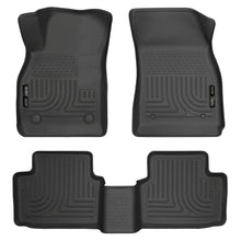 Load image into Gallery viewer, Husky Liners 13 Chevy Malibu WeatherBeater Black Front &amp; 2nd Seat Floor Liners Floor Mats - Rubber Husky Liners
