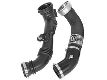 Load image into Gallery viewer, aFe BladeRunner 3in Black Intercooler Tube Cold Side w/ Couplings &amp; Clamps 11-13 BMW 335i 3.0L (t) Intercoolers aFe
