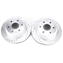 Load image into Gallery viewer, Power Stop 02-06 Cadillac Escalade Rear Evolution Drilled &amp; Slotted Rotors - Pair Brake Rotors - Slot &amp; Drilled PowerStop
