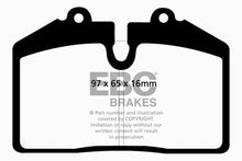 Load image into Gallery viewer, EBC 92-93 Porsche 911 (964) 3.6 Carrera RS America Yellowstuff Front Brake Pads Brake Pads - Performance EBC   
