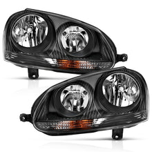 Load image into Gallery viewer, ANZO 2006-2009 Volkswagen Us Rabbit Crystal Headlight Black (Halogen Only) Headlights ANZO
