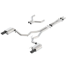 Load image into Gallery viewer, Borla Atak Cat-Back 15-17 Ford Mustang GT 5.0L V8 MT/AT 3in pipe 4in Black Chrome Tips Catback Borla
